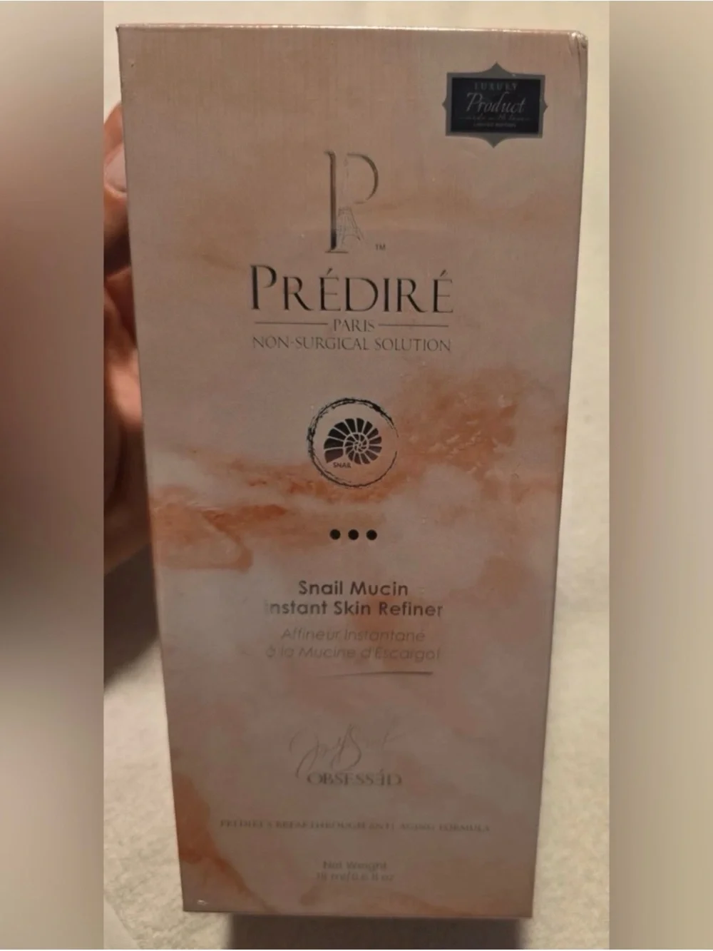 PP Snail Mucin Instant 60 Second Wrinkle Remover ~ Retail $1400
